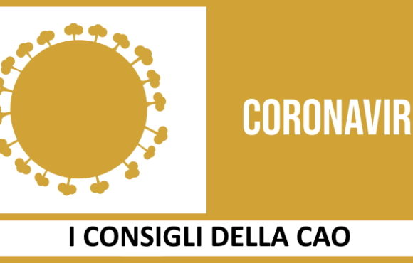 Coronavirus, le indicazioni della CAO